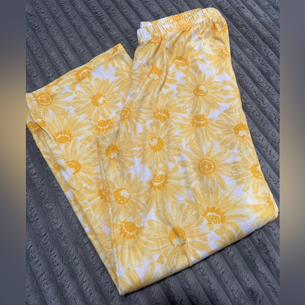 **FINAL CLEARANCE** Carter’s Yellow Flower Light Weight Pajama Pants. Size 14